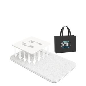 Stone Bath Mat Diatomaceous Earth Non Slip Super Absorbent Quick Dry Bath Mat